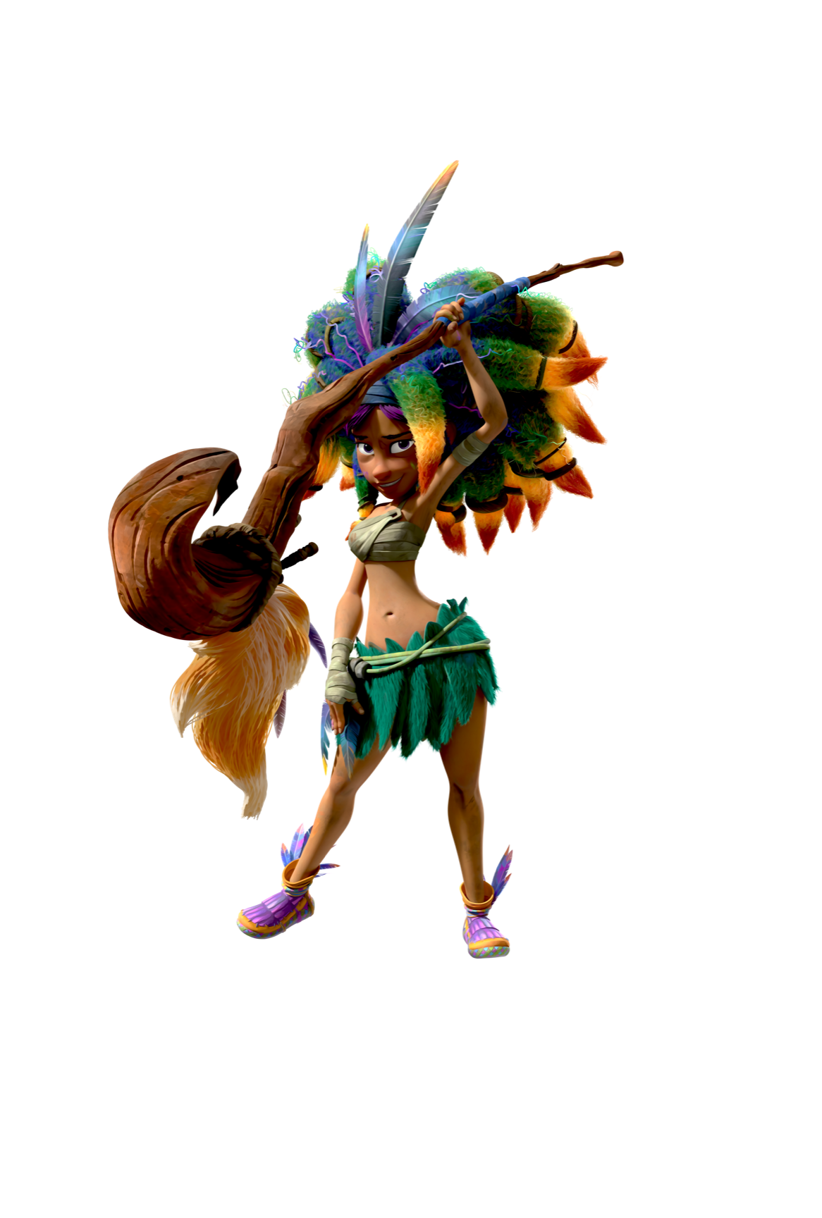 Nina, personaje de la película Gungo, con calzado Flexi