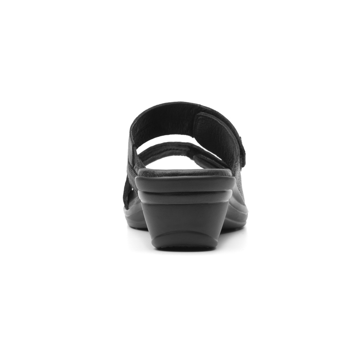 Sandalia Casual Flexicon Doble Velcro Para Mujer - Estilo 100002 Negro