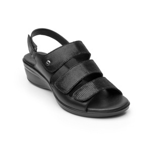Sandalia Casual Flexi Con 100% Piel Para Mujer - Estilo 100004 Negro Sandalia Casual Flexi Con 100% Piel Para Mujer - Estilo 100004 Negro