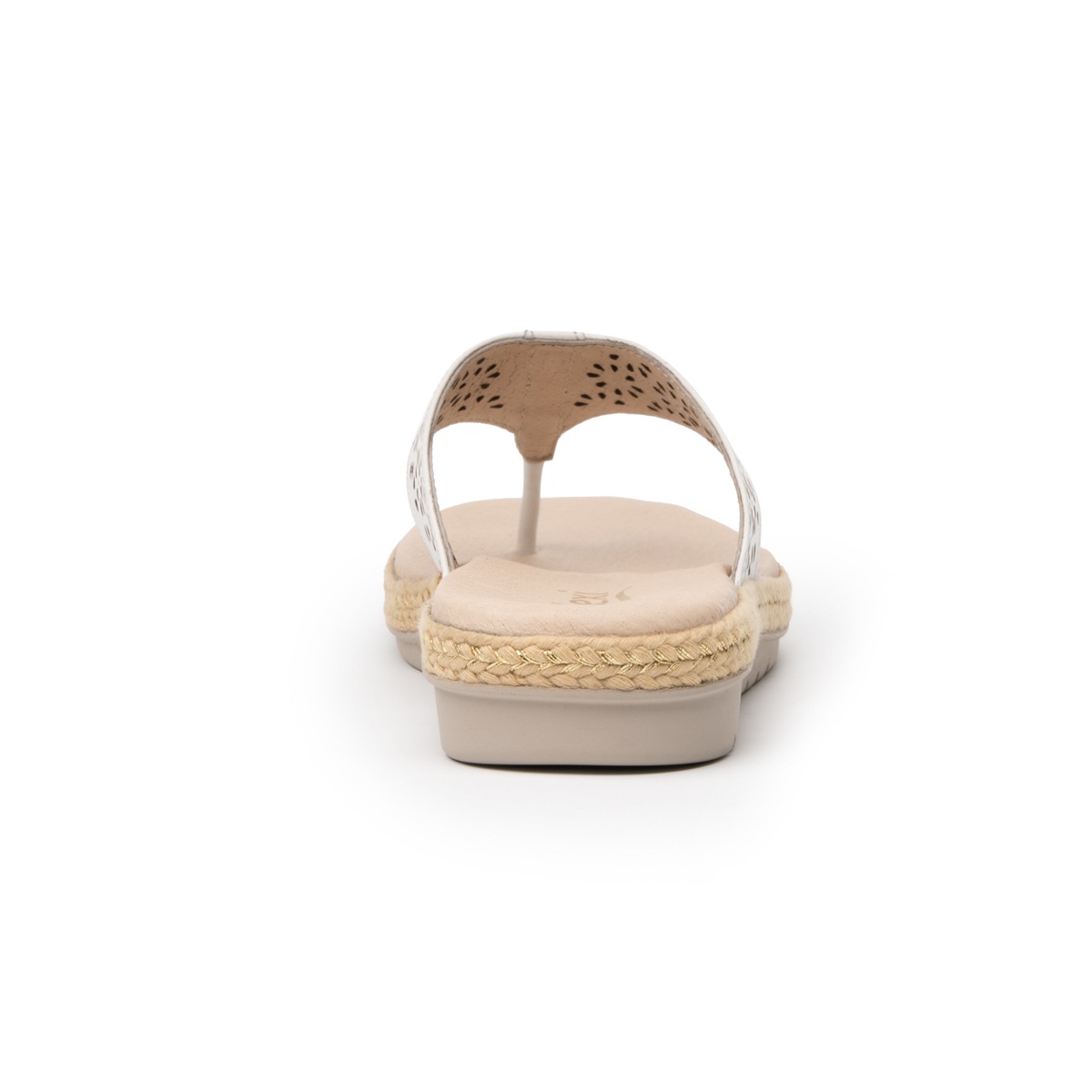 Sandalia Casual Flexi para Mujer con Suela Extra Ligera Estilo 100211 Blanco