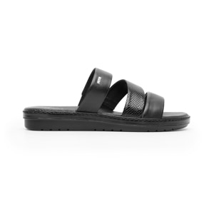 Sandalia Casual Flexi para Mujer con Suela Extra Ligera Estilo 100228 Negro