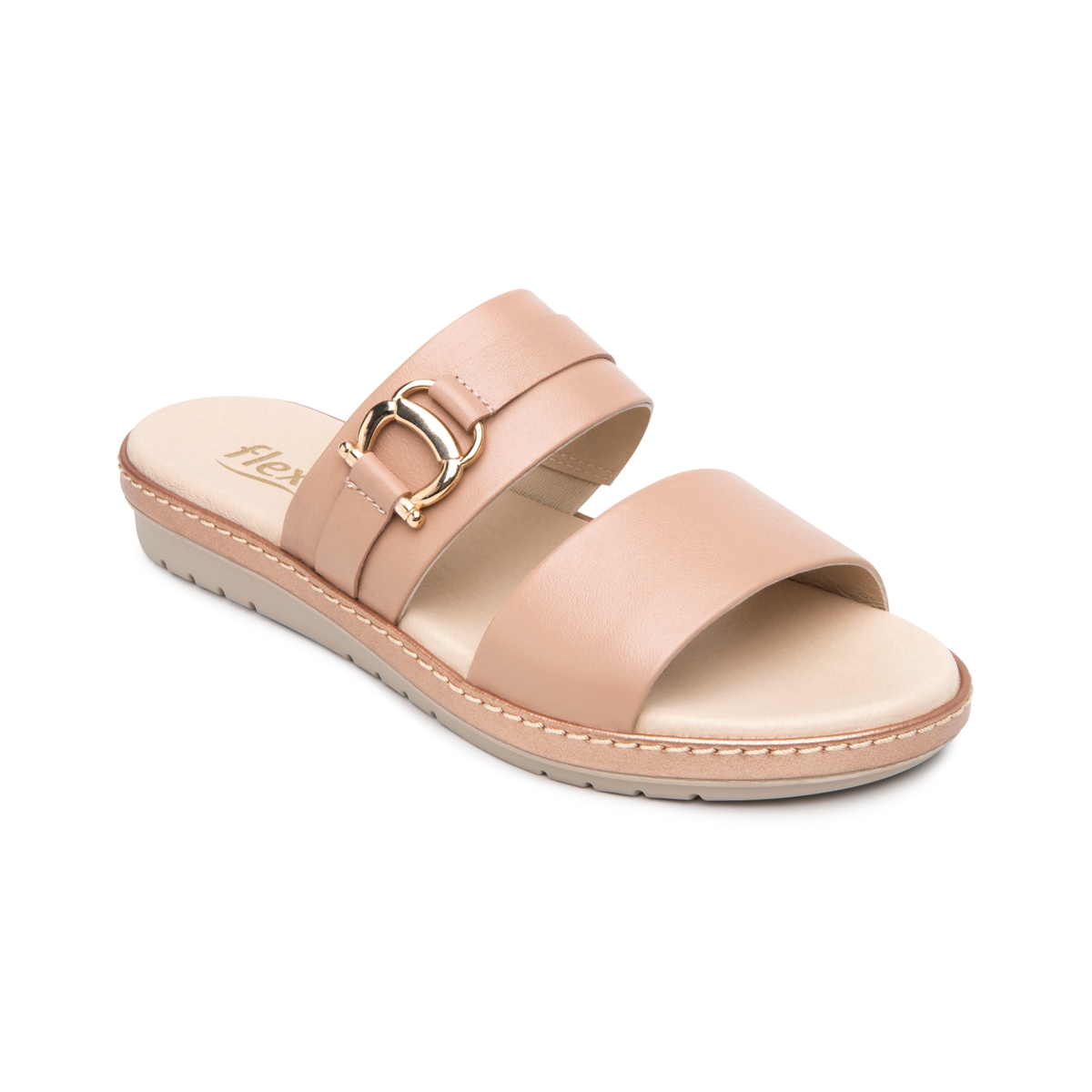 Sandalia Confort Casual Flexi para Mujer 100% Piel Estilo 100232 Petalos