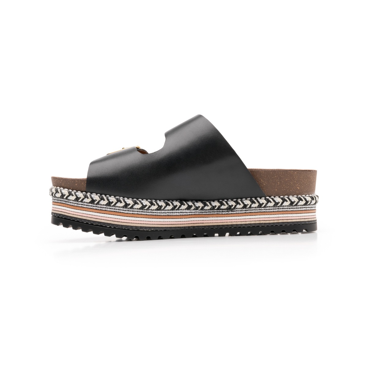 Sandalia Casual Flexi Con Plantilla Anatómica Para Mujer - Estilo 100301 Negro