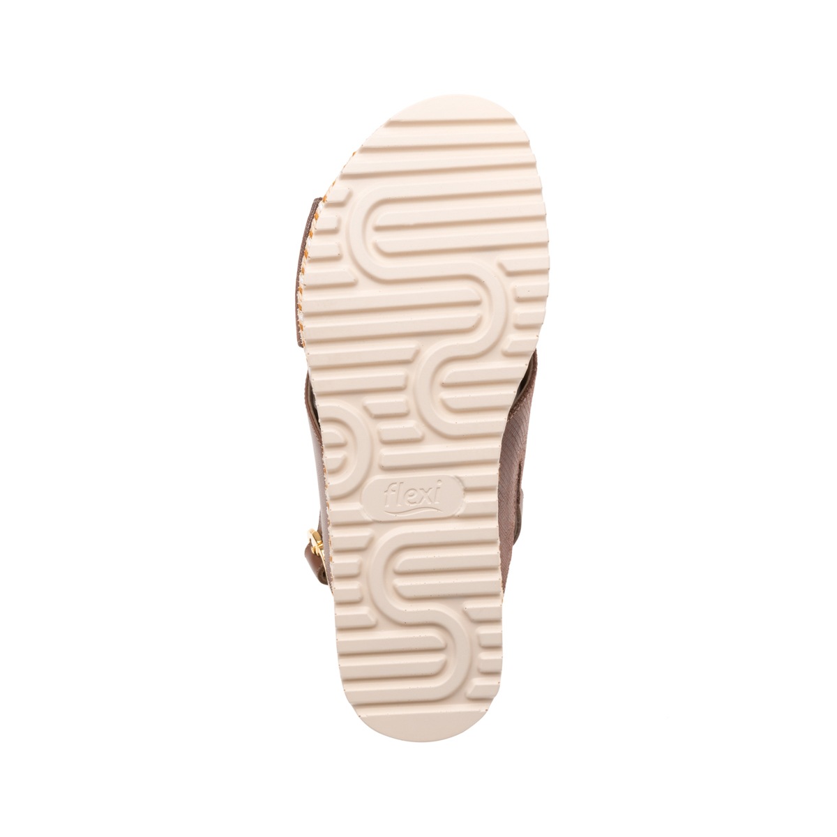 Sandalia Casual Flexi Con Plantilla Anatómica Para Mujer - Estilo 100304 Coffe