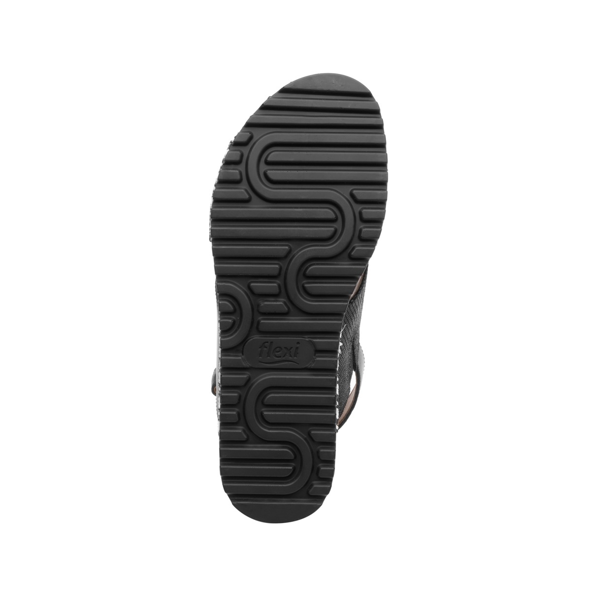 Sandalia Casual Flexi 100304- Con Plantilla Anatómica Para Mujer - Estilo 100304 Negro