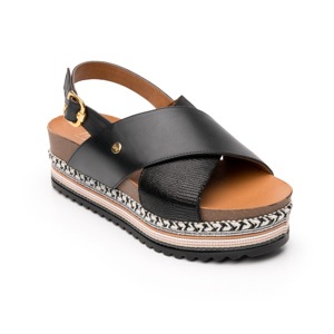 Sandalia Casual Flexi 100304- Con Plantilla Anatómica Para Mujer - Estilo 100304 Negro Sandalia Casual Flexi 100304- Con Plantilla Anatómica Para Mujer - Estilo 100304 Negro