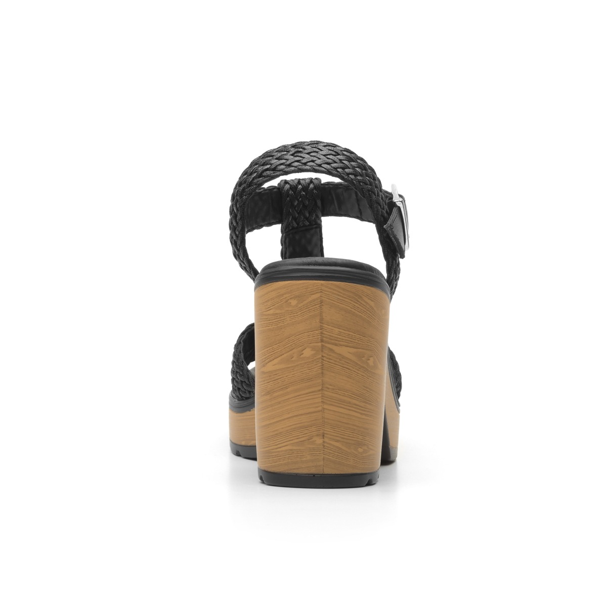 Sandalia Casual Flexi Con Tiras Trenzadas Para Mujer - Estilo 100603 Negro