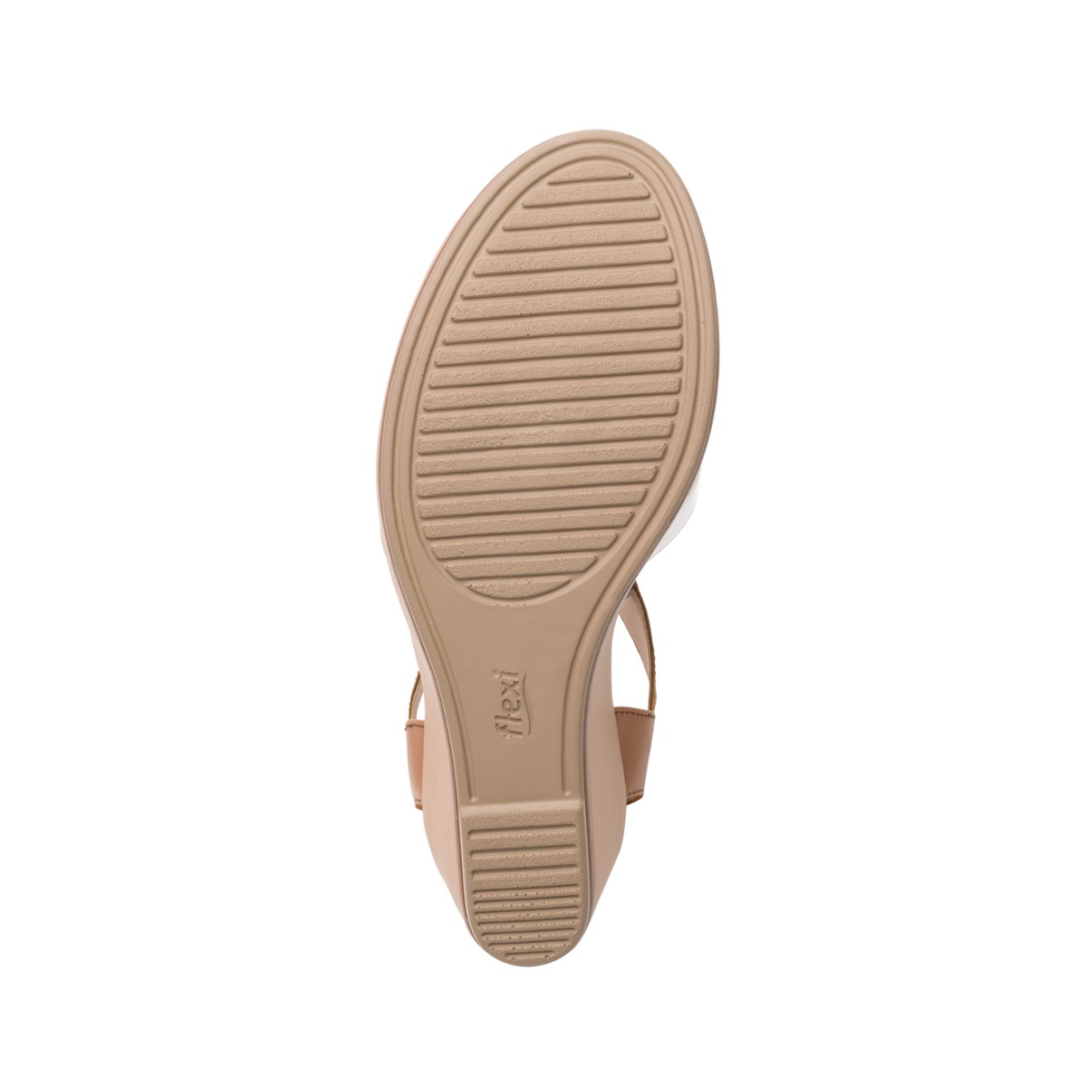Sandalia Urbana Flexi Con Autoajuste Para Mujer - Estilo 100705 Beige