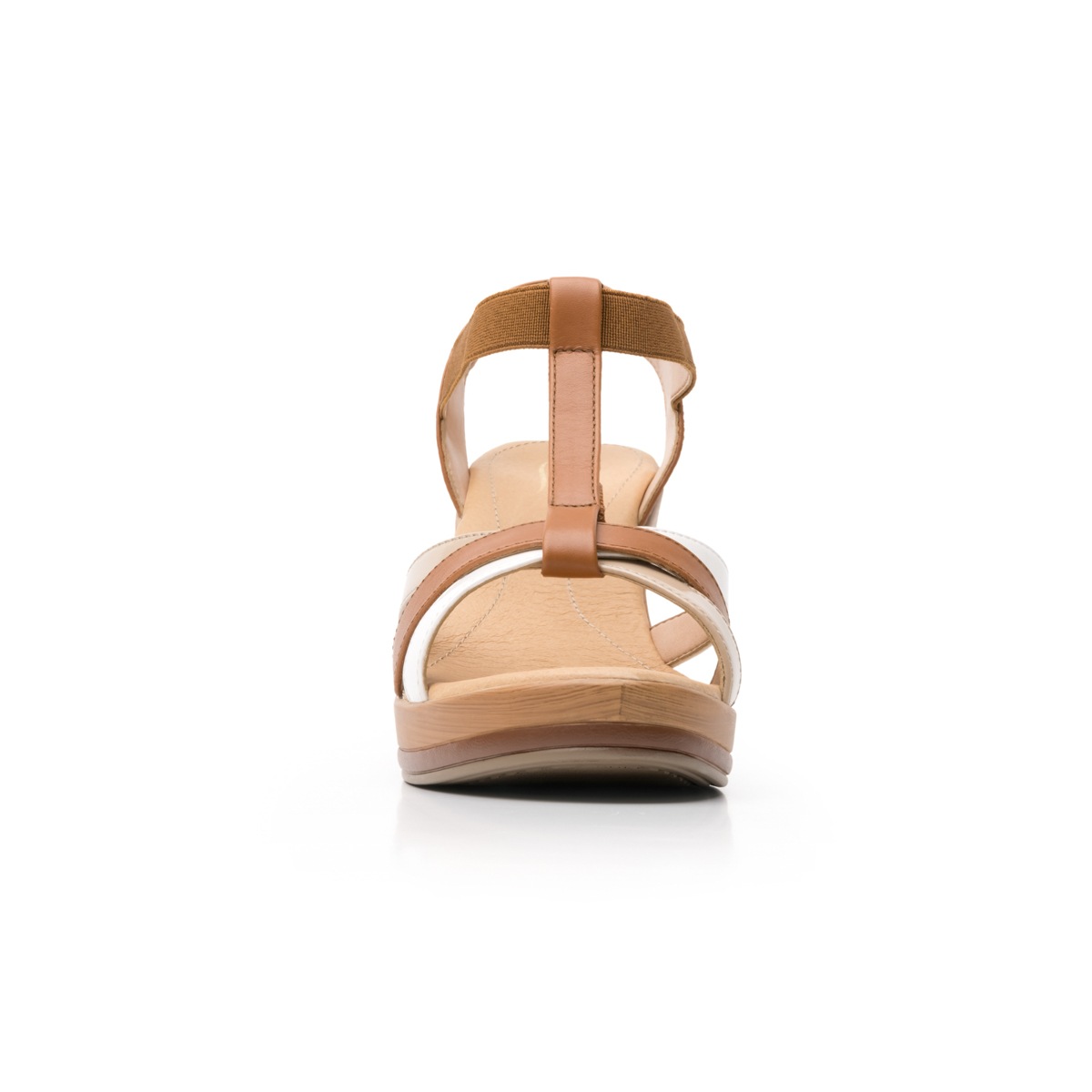 Sandalia Urbana Flexi Con Autoajuste Para Mujer - Estilo 100705 Beige