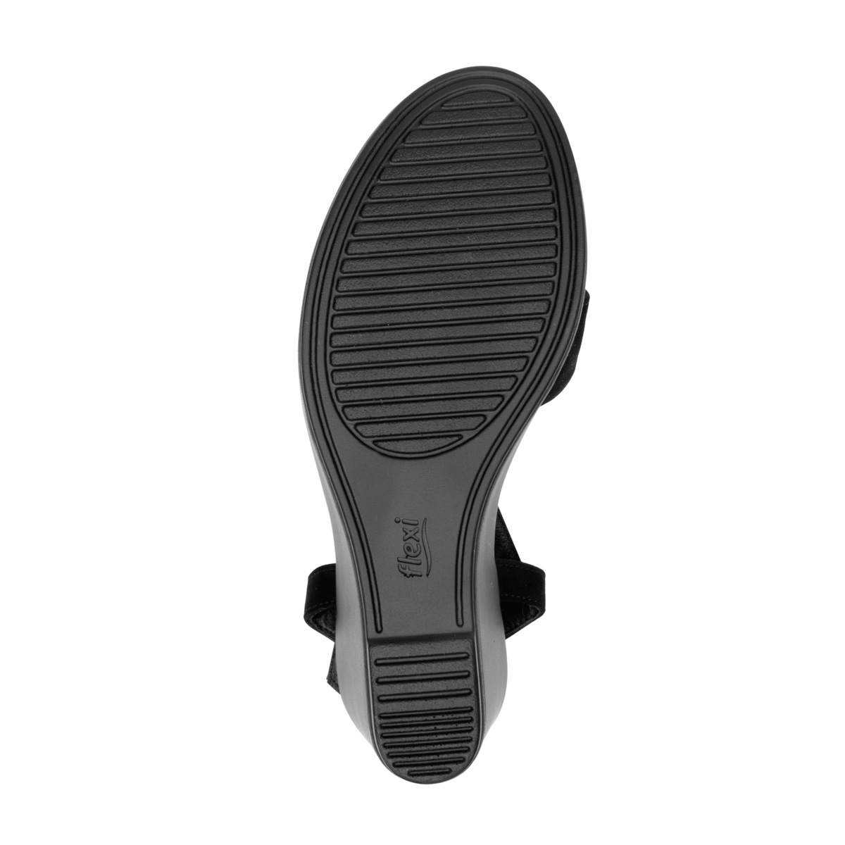 Sandalia Con Plataforma Flexi para Mujer Estilo 100708 Negro