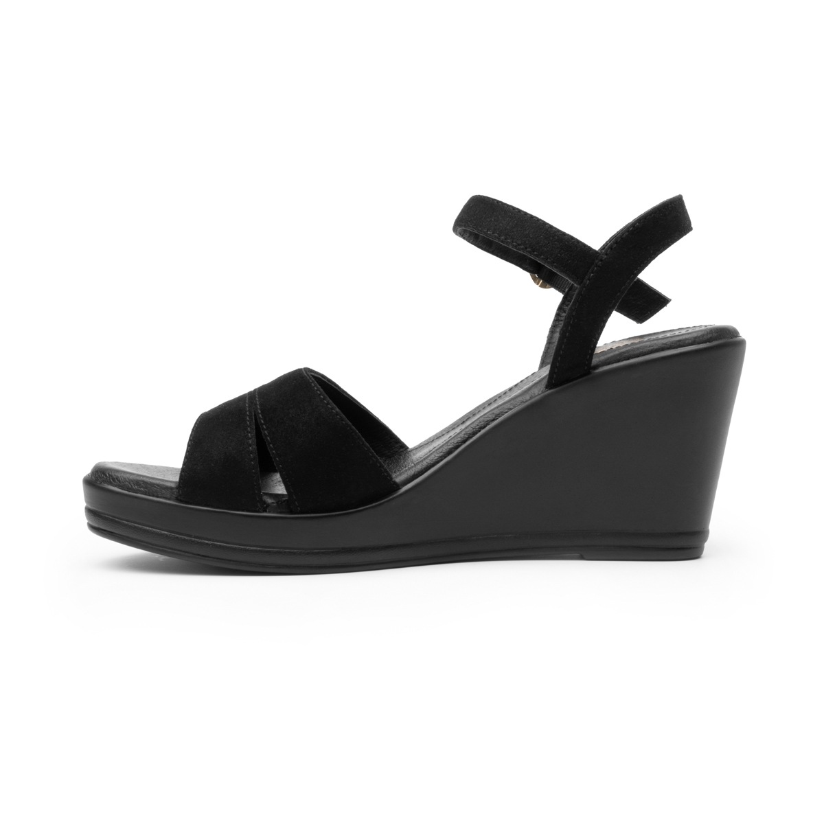 Sandalia Con Plataforma Flexi para Mujer Estilo 100708 Negro