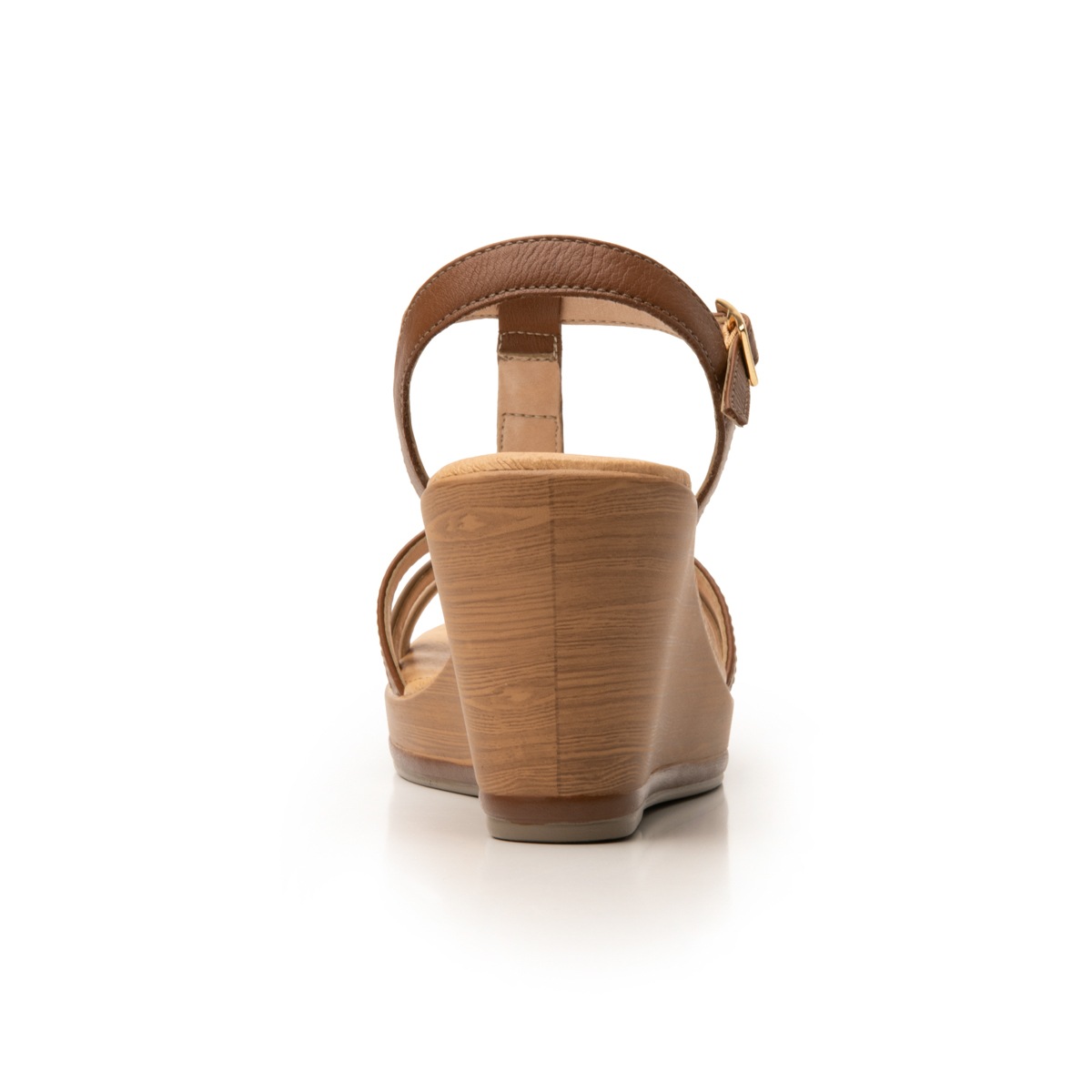 Sandalia Con Plataforma Flexi para Mujer Estilo 100712 Tan