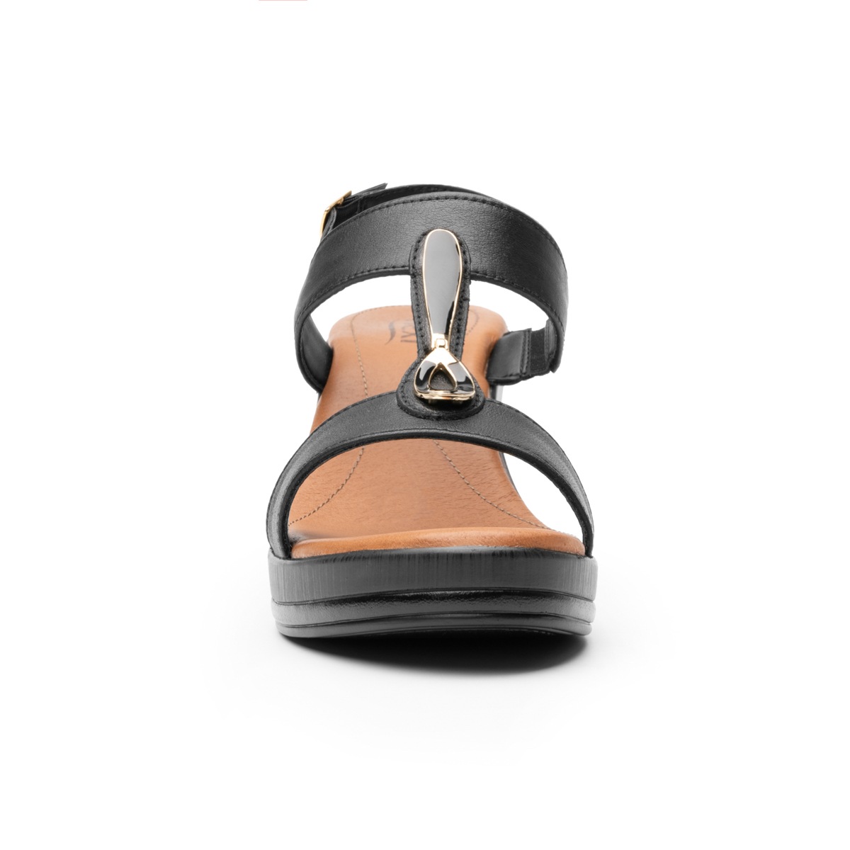 Sandalia Con Plataforma Flexi para Mujer Estilo 100713 Negro