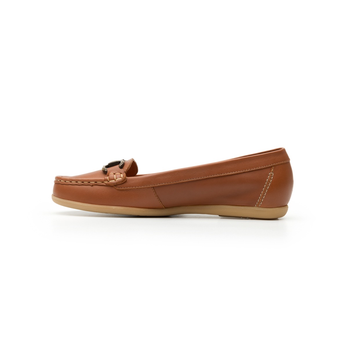 Mocasín Urbano Flexi Con Plantilla Comfort Pad Para Mujer - Estilo 100902 Cafe