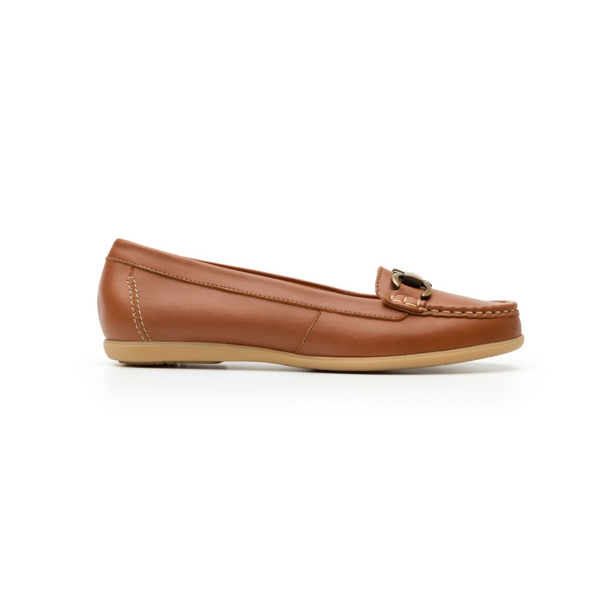 Mocasín Urbano Flexi Con Plantilla Comfort Pad Para Mujer - Estilo 100902 Cafe