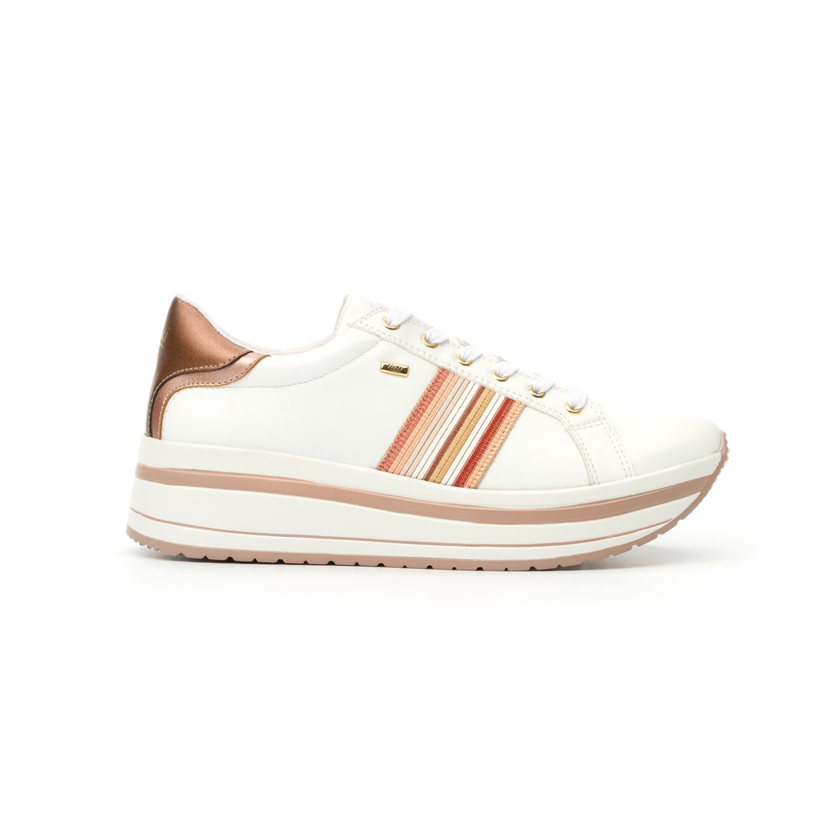 Sneaker Urbano Flexi Con Suela Creeper Para Mujer - Estilo 101002 Multicolor