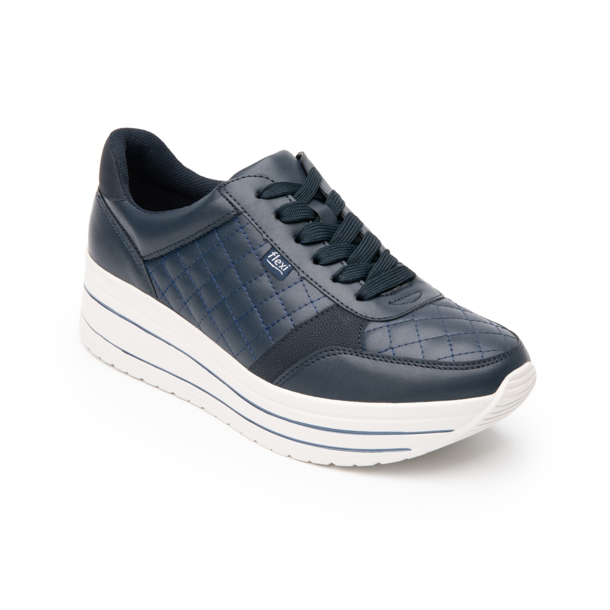 Sneaker Urbano Flexi para Mujer Estilo 101007 Azul