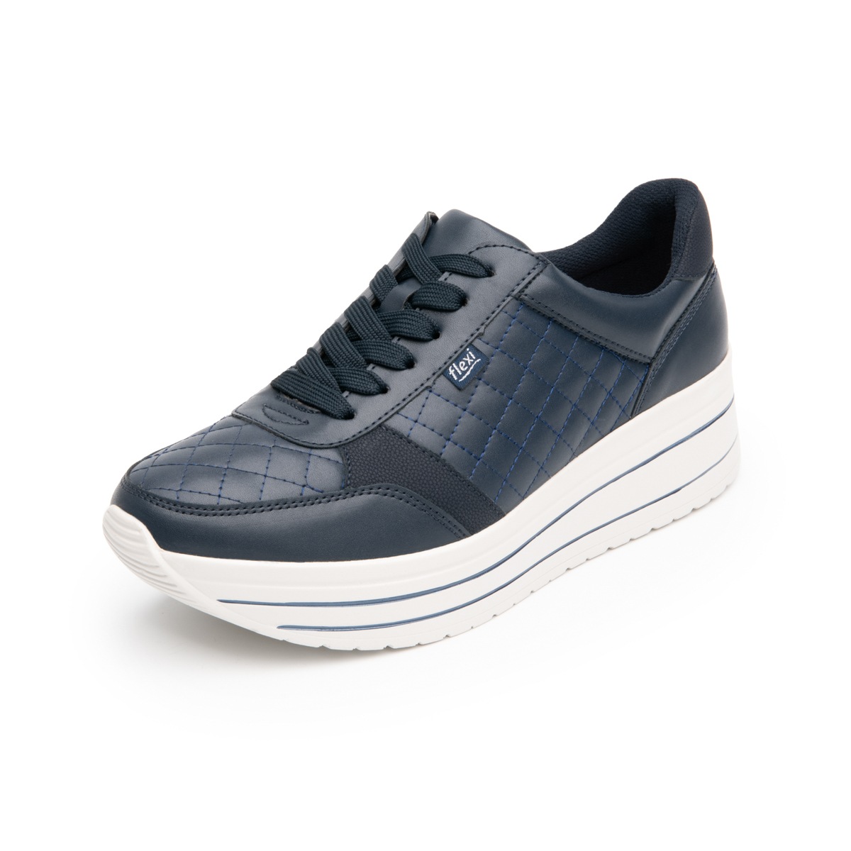Sneaker Urbano Flexi para Mujer Estilo 101007 Azul
