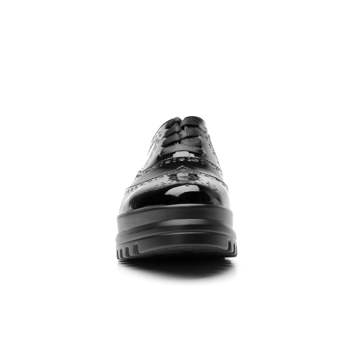 Zapato Casual Flexi Con Suela Creeper Para Mujer - Estilo 101103 Negro