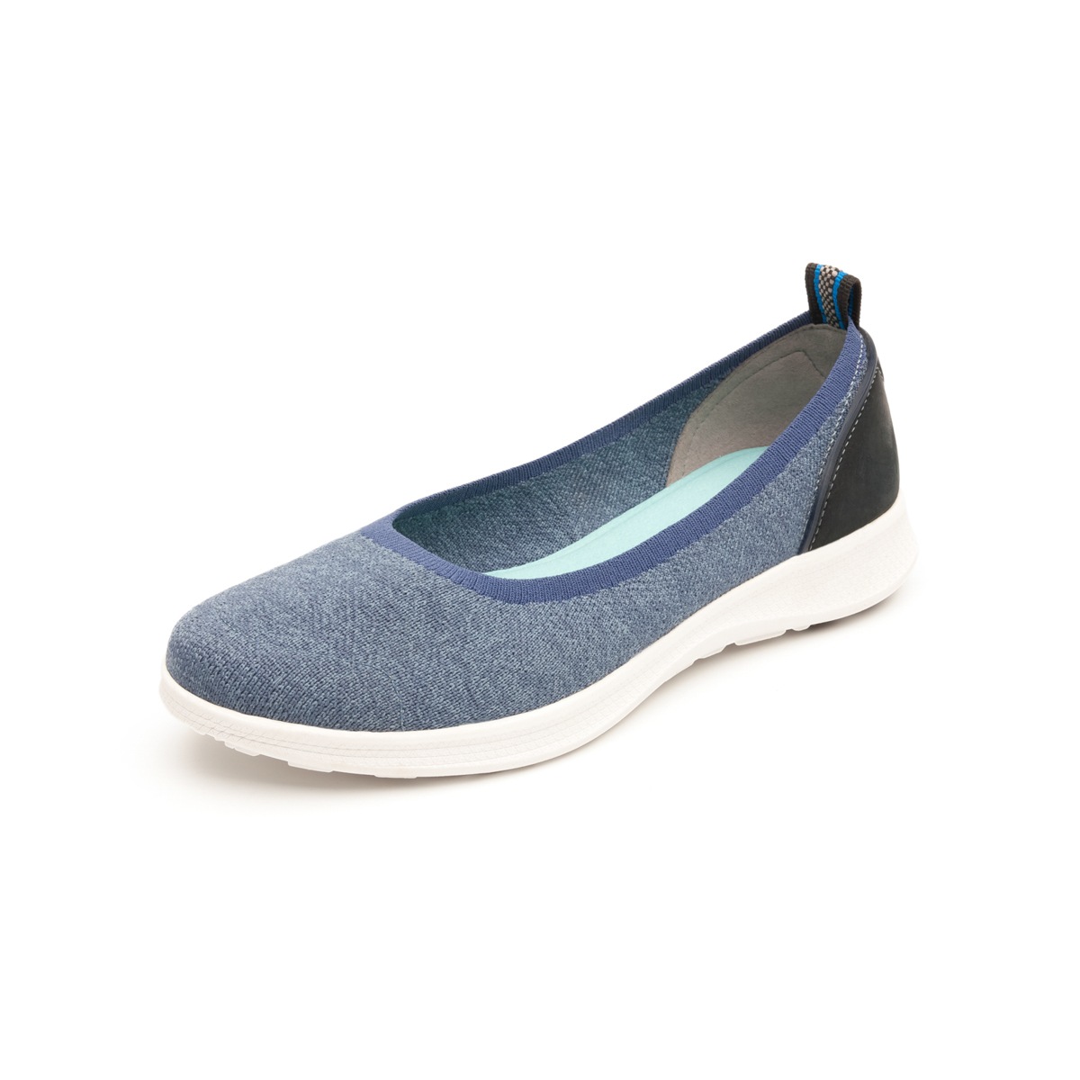 Flat Casual Sport Flexi Con Plantilla Recovery Form Para Mujer - Estilo 101301 Azul