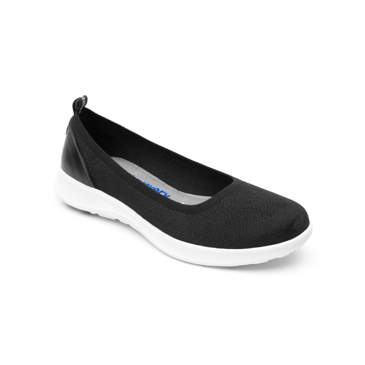 Flat Casual Sport Flexi Con Plantilla Recovery Form Para Mujer - Estilo 101301 Negro