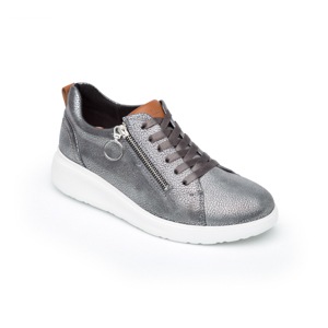 Sneaker Casual Sport Flexi Con Suela Extra Ligera Flowtek Para Mujer - Estilo 101401 Gris Sneaker Casual Sport Flexi Con Suela Extra Ligera Flowtek Para Mujer - Estilo 101401 Gris