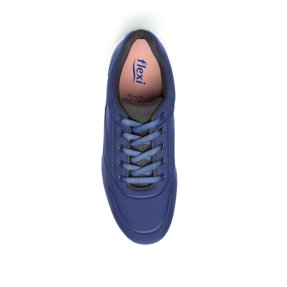 Sneaker Casual Sport Flexi Con Suela Extra Ligera Flowtek Para Mujer - Estilo 101402 Azul