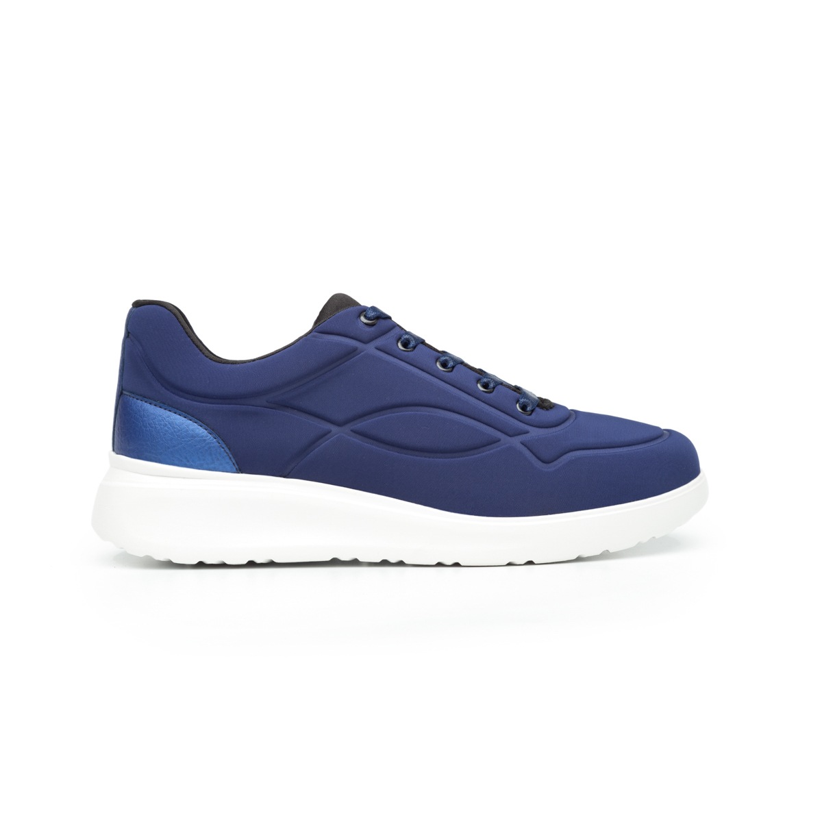 Sneaker Casual Sport Flexi Con Suela Extra Ligera Flowtek Para Mujer - Estilo 101402 Azul