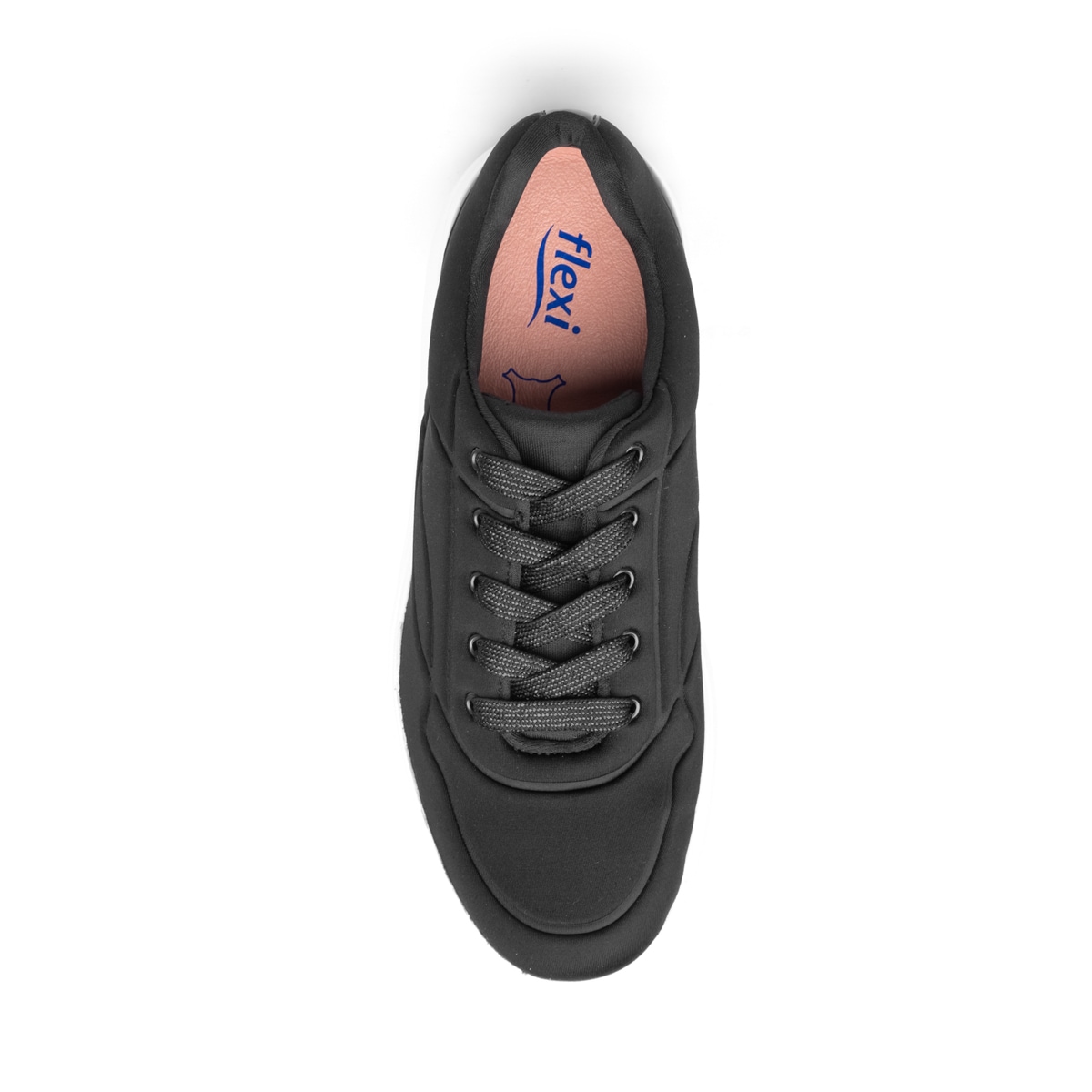 Sneaker Casual Sport Flexi Con Suela Extra Ligera Flowtek Para Mujer - Estilo 101402 Negro