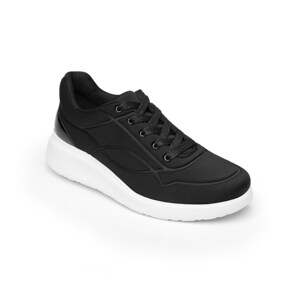Sneaker Casual Sport Flexi Con Suela Extra Ligera Flowtek Para Mujer - Estilo 101402 Negro