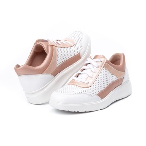 Sneaker Universitario Flexi Con Suela Extra Ligera Flowtek Para Mujer - Estilo 101403 Rosa Sneaker Universitario Flexi Con Suela Extra Ligera Flowtek Para Mujer - Estilo 101403 Rosa