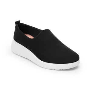 Slip On Casual Flexi para Mujer con Suela Extrra Ligera Estilo 101406 Negro Slip On Casual Flexi para Mujer con Suela Extrra Ligera Estilo 101406 Negro