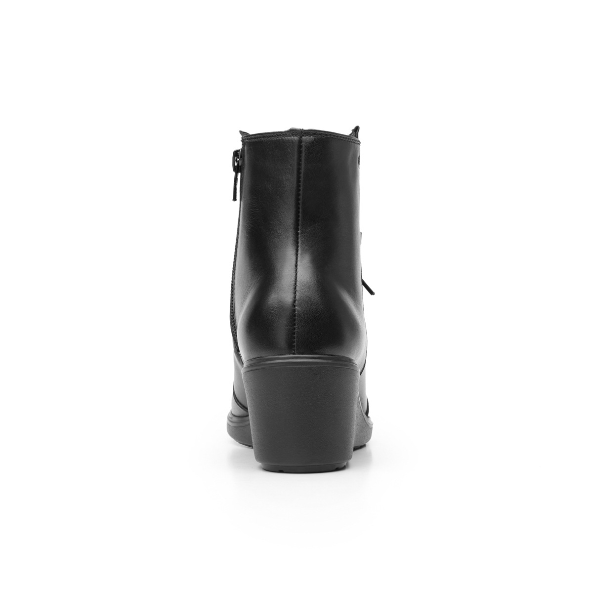 Botín Casual Flexi Con Cuña Para Mujer - Estilo 101507 Negro