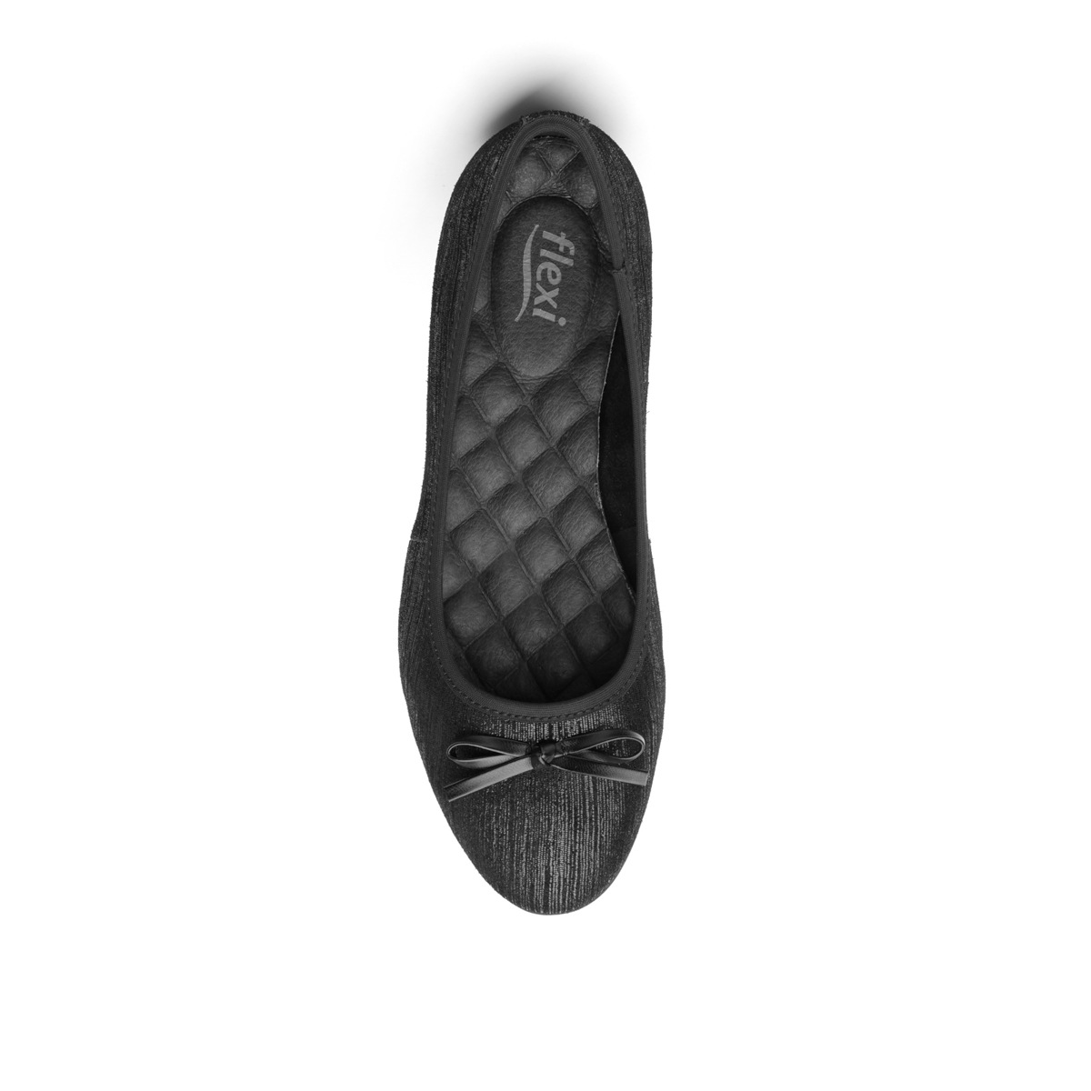 Flat Casual Flexi Con Plantilla Comfort Pad Para Mujer - Estilo 101701 Negro