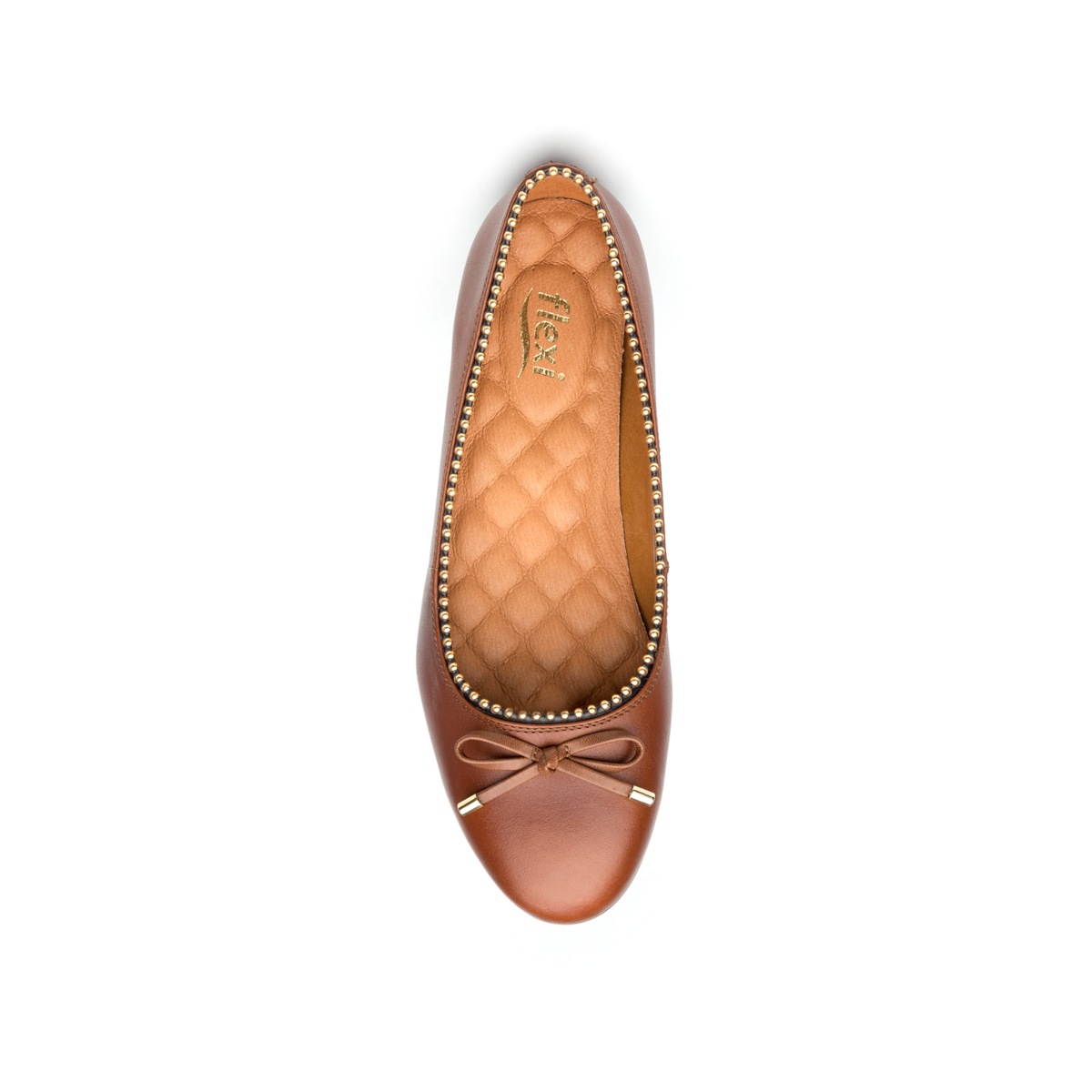 Flat Casual Flexi Con Plantilla Comfort Pad Para Mujer - Estilo 101702 Café