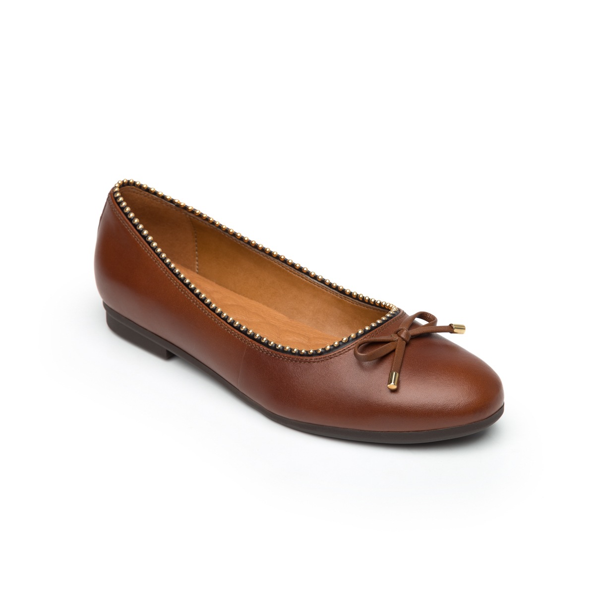 Flat Casual Flexi Con Plantilla Comfort Pad Para Mujer - Estilo 101702 Café
