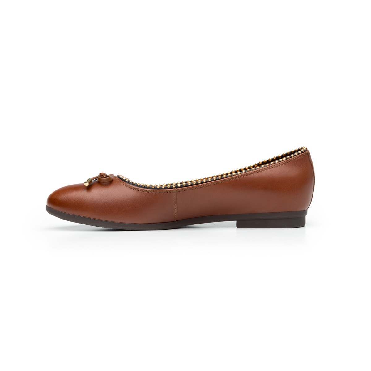 Flat Casual Flexi Con Plantilla Comfort Pad Para Mujer - Estilo 101702 Café