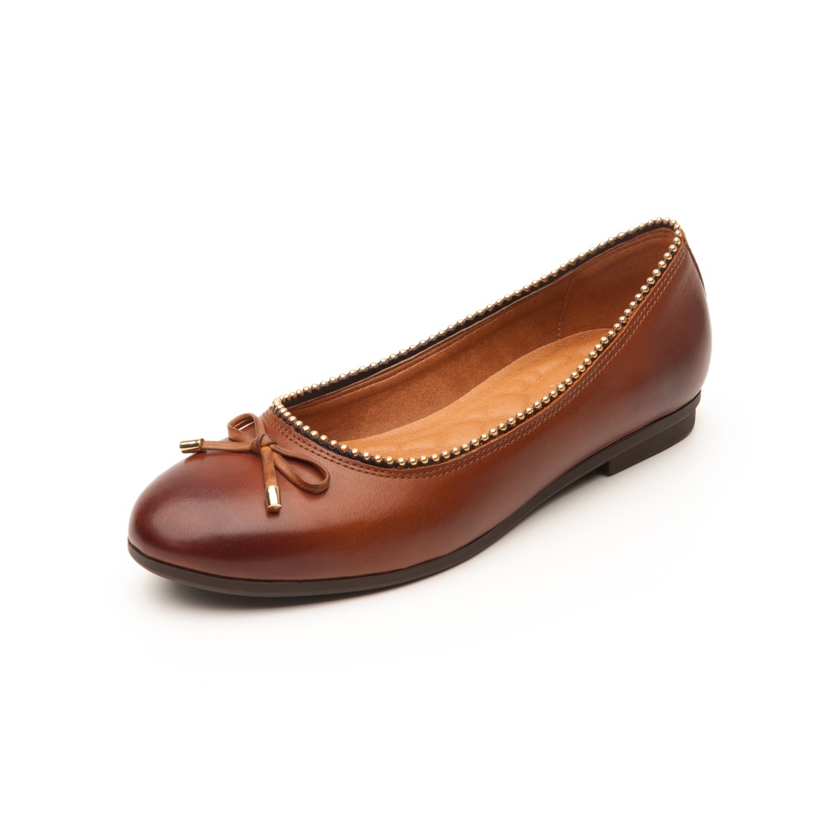 Flat Casual Flexi Con Plantilla Comfort Pad Para Mujer - Estilo 101702 Café