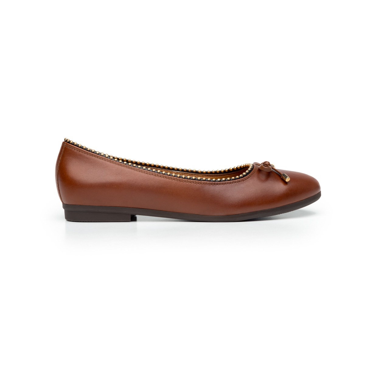 Flat Casual Flexi Con Plantilla Comfort Pad Para Mujer - Estilo 101702 Café