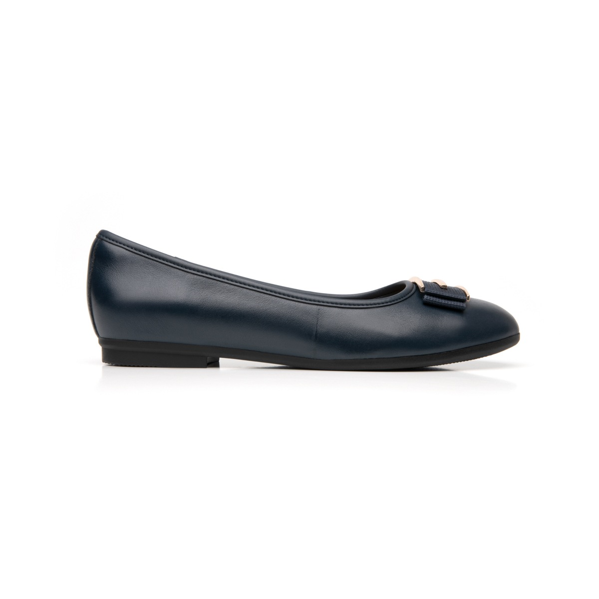 Ballerina Con Herraje Flexi para Mujer con Plantilla Comfort Pad Estilo 101705 Azul