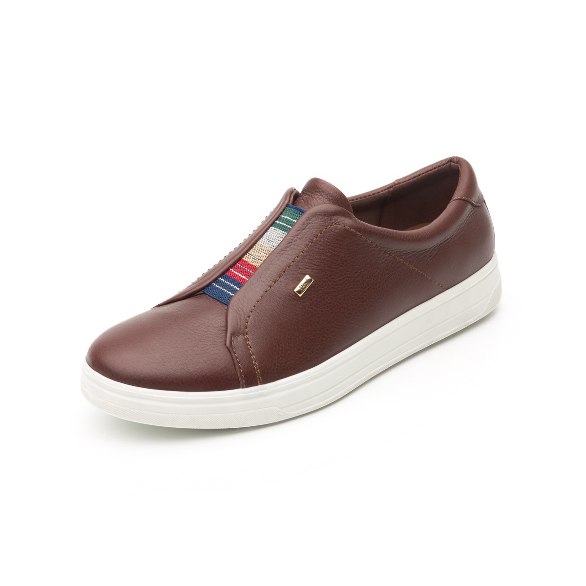 Sneaker Casual Sport Flexi Con Plantilla Removible Para Mujer - Estilo 101801 Café