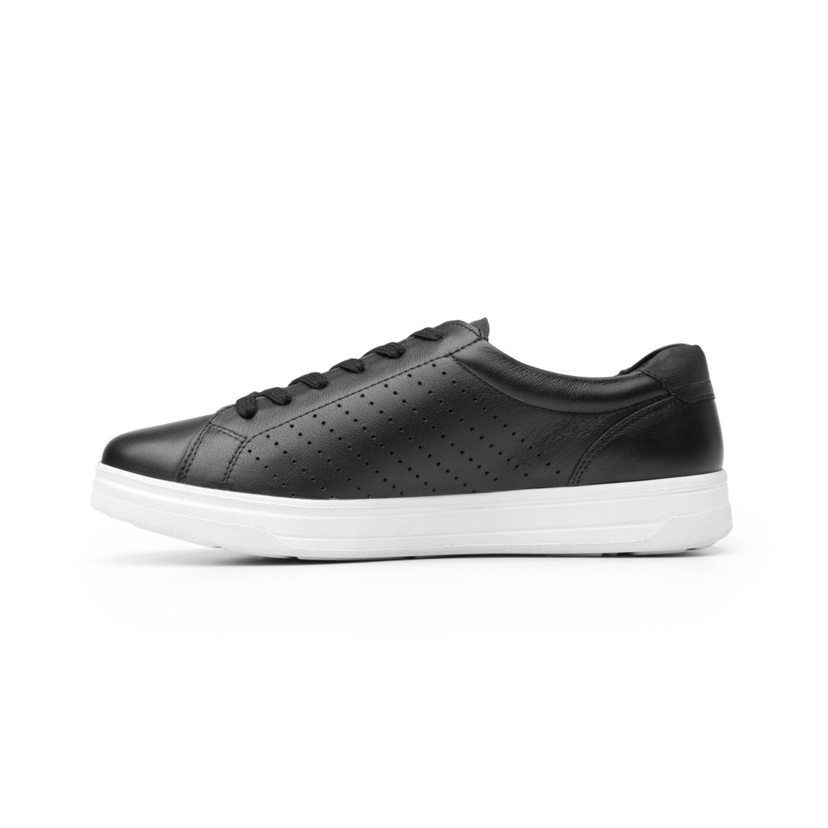 Sneaker Casual Sport Flexi Con Plantilla Removible Para Mujer - Estilo 101802 Negro
