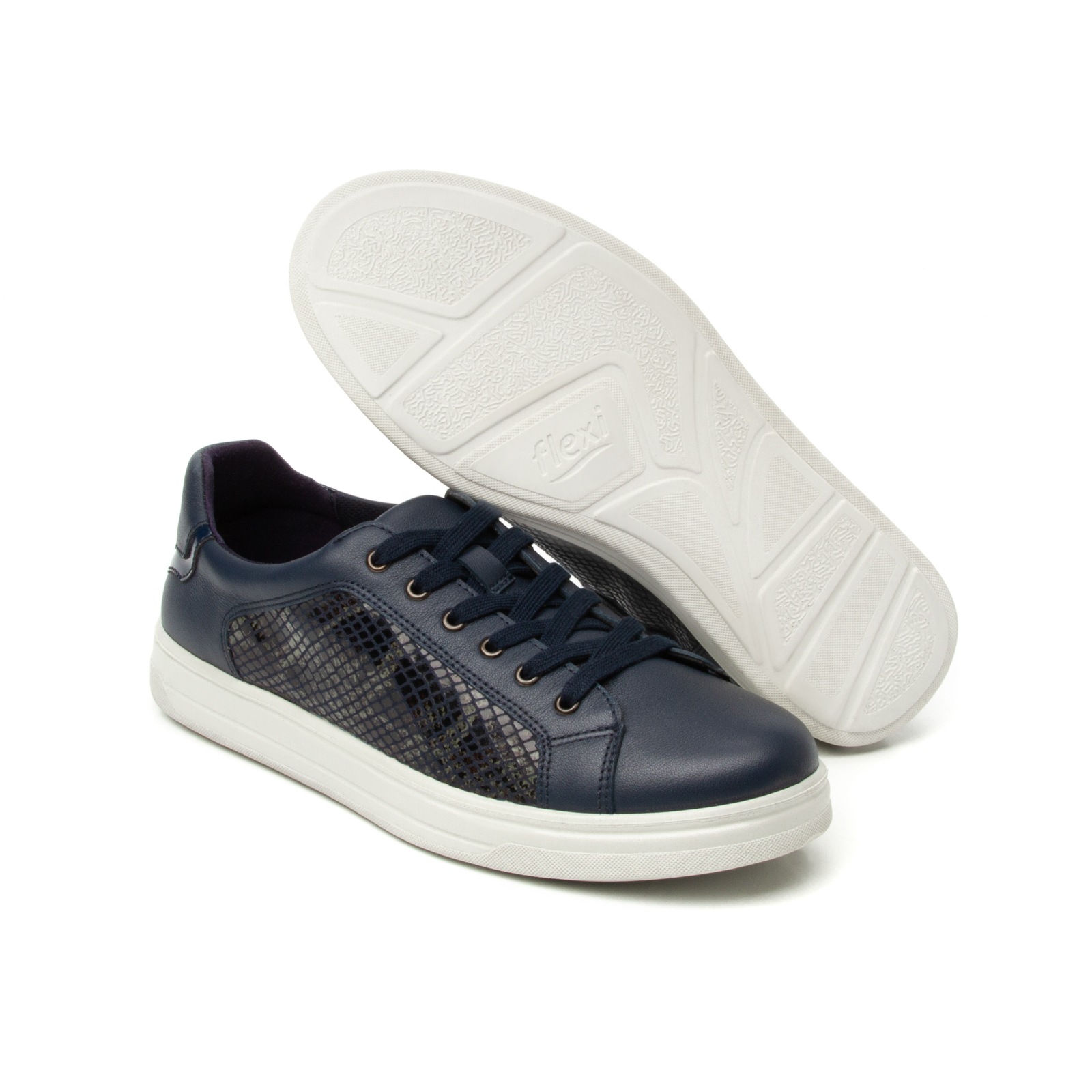 Sneaker Urbano Flexi para Mujer con Plantilla Removible Estilo 101810 Azul