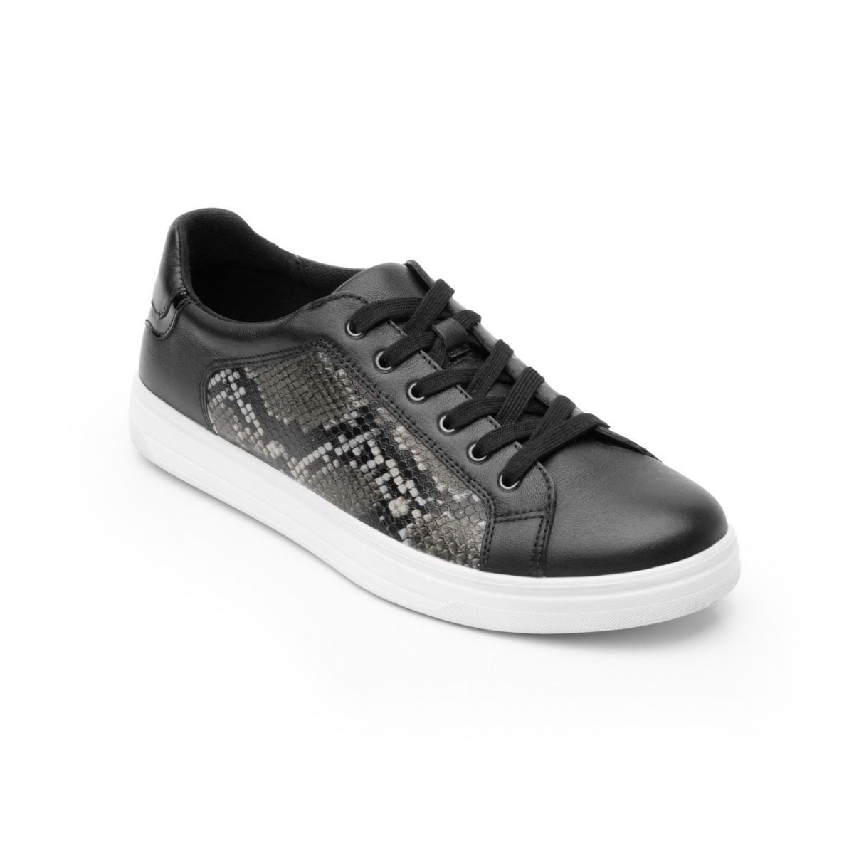 Sneaker Urbano Flexi para Mujer con Plantilla Removible Estilo 101810 Negro