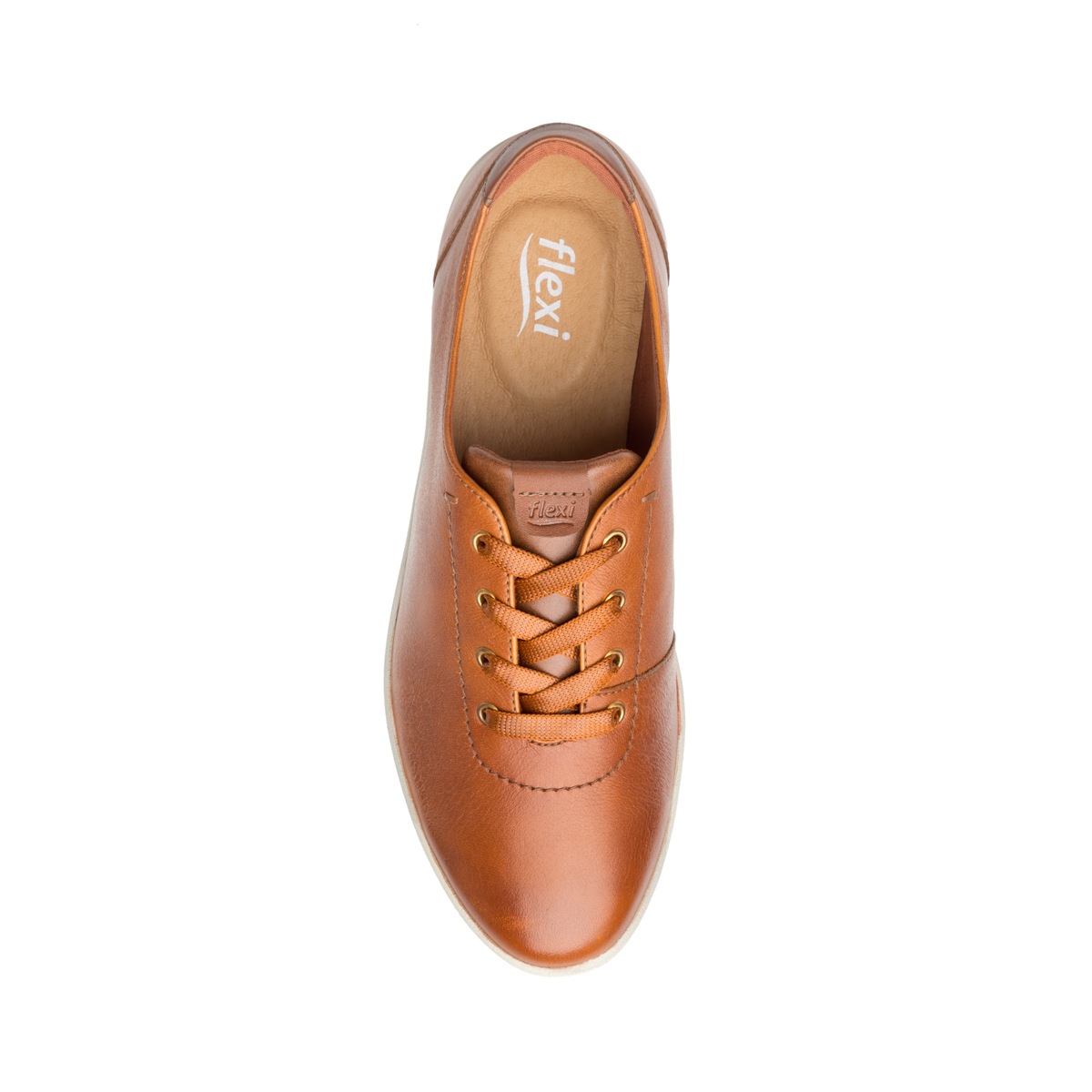 Sneaker Casual Flexi Con Sistema Walking Soft Para Mujer - Estilo 101901 Tan