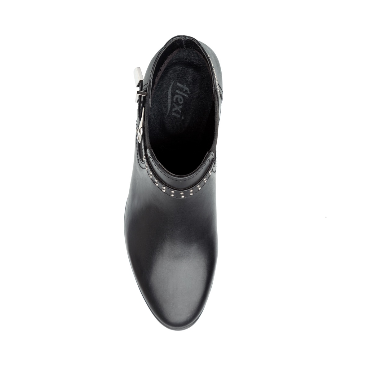 Botín Urbano Flexi Con Mini Tachuelas Para Mujer - Estilo 102209 Negro