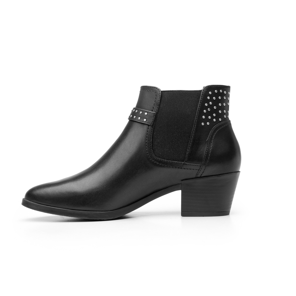 Botín Urbano Flexi Con Mini Tachuelas Para Mujer - Estilo 102209 Negro