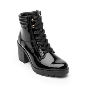 Botín De Tacón Flexi para Mujer con Cierre Interno Estilo 102315 Negro Botín De Tacón Flexi para Mujer con Cierre Interno Estilo 102315 Negro