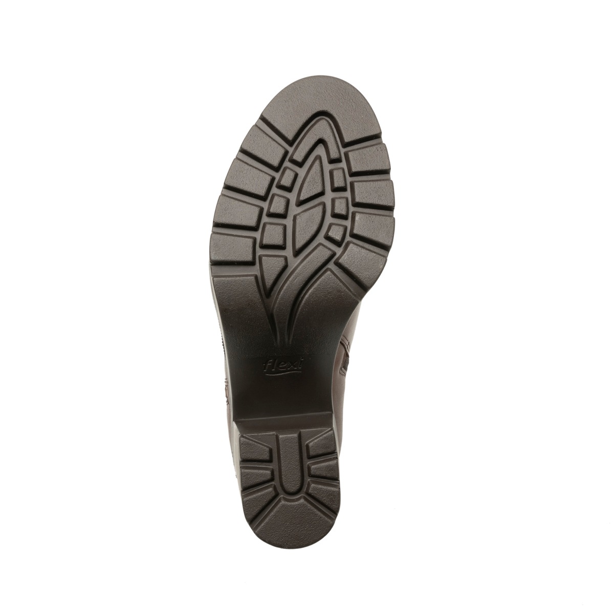 Botín De Tacón Flexi para Mujer Estilo 102317 Café
