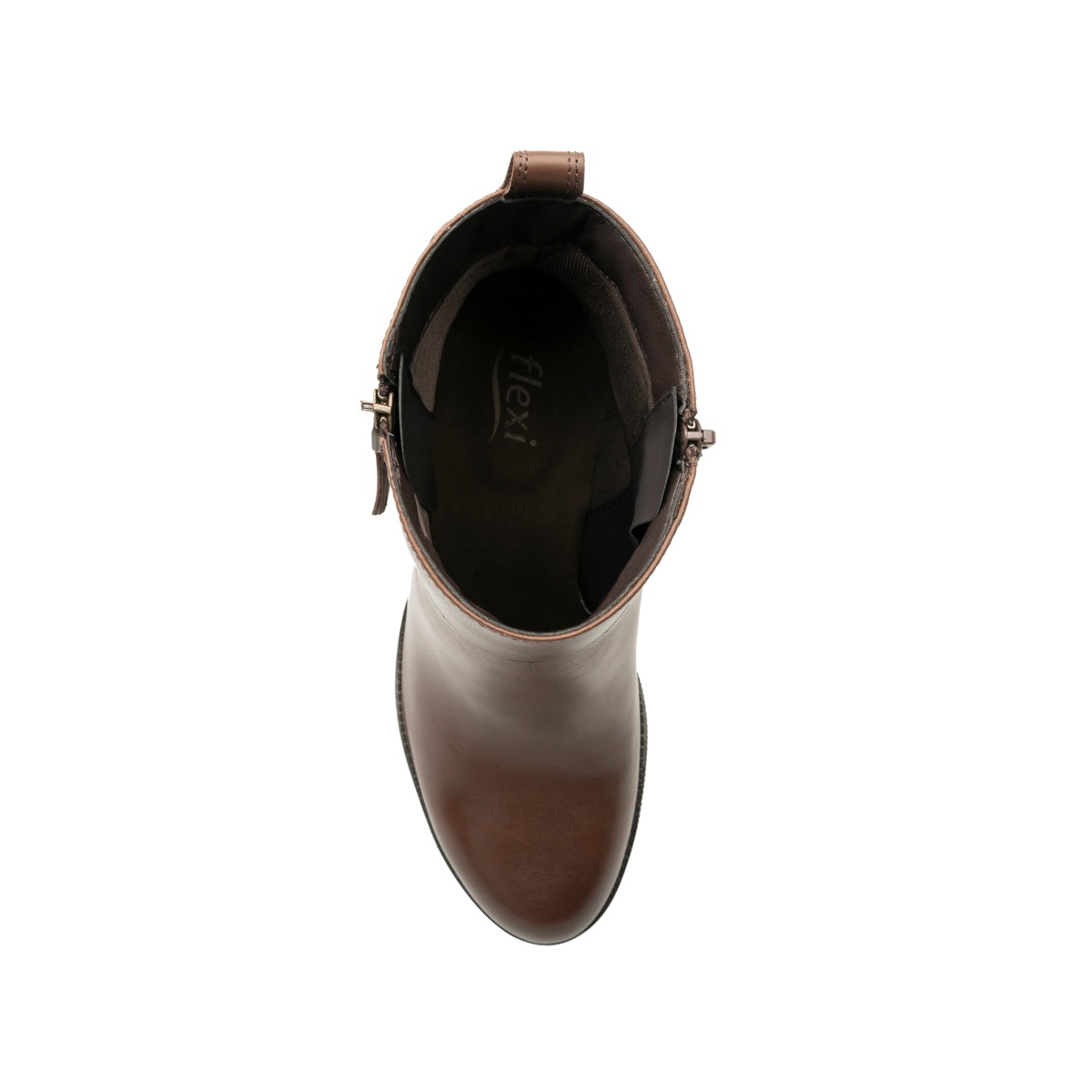 Botín De Tacón Flexi para Mujer Estilo 102317 Café